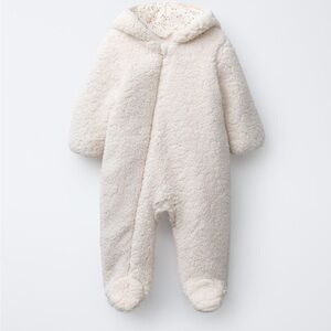 ZARA BABY POLAR FLEECE ROMPER